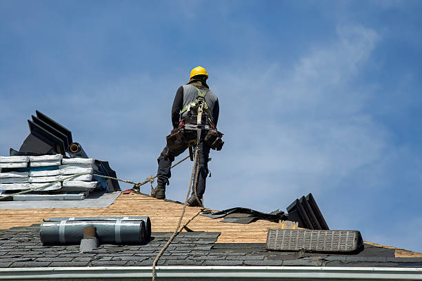 Professional Roof Replacement technician working in Grafton, OH